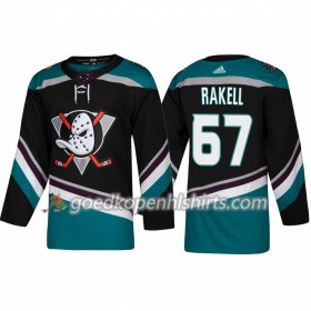 Anaheim Ducks Rickard Rakell 67 Adidas 2018-2019 Alternate Authentic Shirt - Mannen